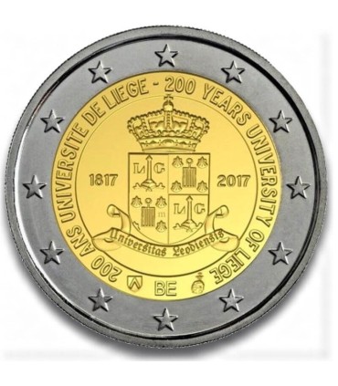 2 Euro België 2017 Universiteit van Luik €14,59