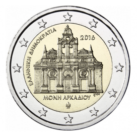 2 euro Greece 2016 Arkadi monastery