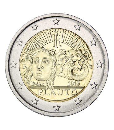 2 Euro Italia 2016 Plauto  3,89 €