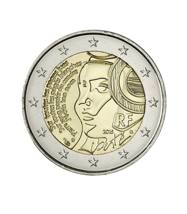 2 Euro França 2015-Federação €4,89
