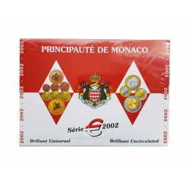 Monaco 2002 official euro coin set