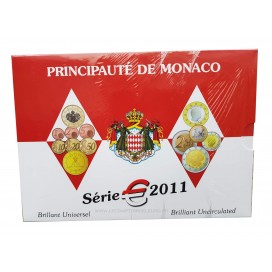 Monaco 2011 official euro coin set
