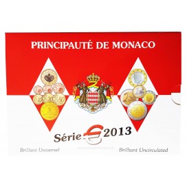 Monaco 2013 official euro coin set
