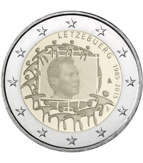 2 Euro Bandera de Luxemburgo 2015 €4.99