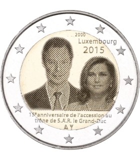 2 euro herdenkingskaart Luxemburg 2015 €5,49