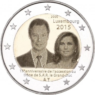 2 euro commemorative Luxembourg 2015