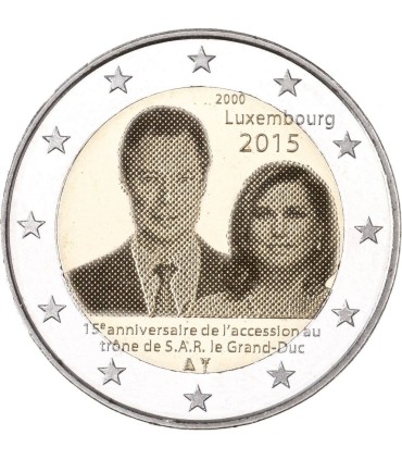 2 euros conmemorativos Luxemburgo 2015 5,49 euros