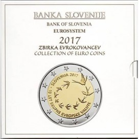 Official Euro Coins set Slovenia 2016