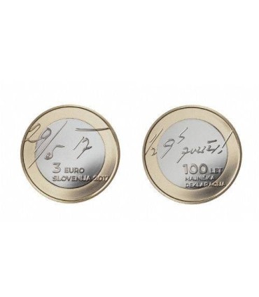 3 euro Slovenia 2017  4,70 €