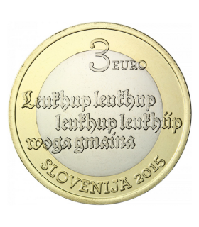 3 euro Slovenia 2015  4,50 €