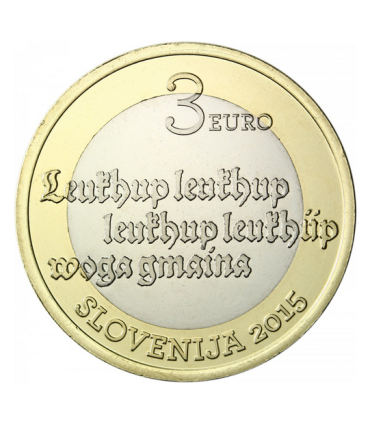3 euro Slovenia 2015  4,50 €