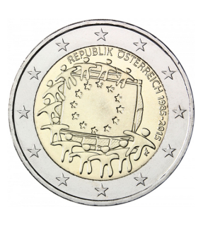 2 Bandeira Euro Áustria 2015 €4,99