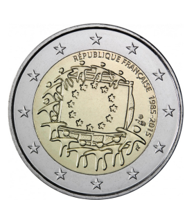 2 Euro Bandera Francia 2015 €4.10
