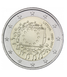 2 Euro Bandera de Lituania 2015 € 5.49
