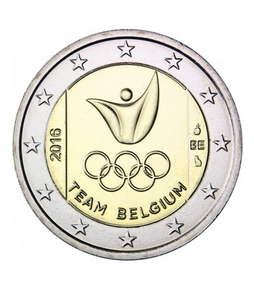 2 Euro Bélgica Jogos Olímpicos de 2016 17,99