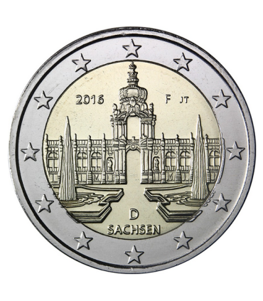 2 euro Germania 2016 Palazzo di Dresda  4,69 €