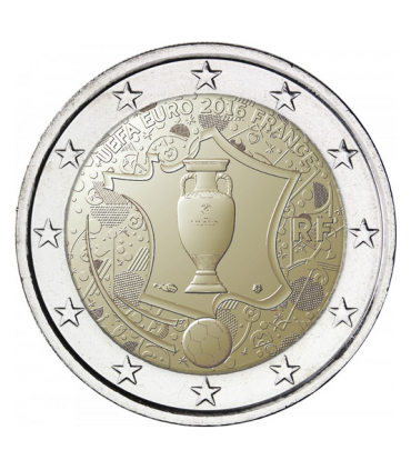2 Euro Frankreich 2016 UEFA  4,89 €