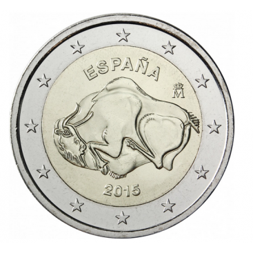 2 euro commemorative Espagne 2015 Grotte Altamira