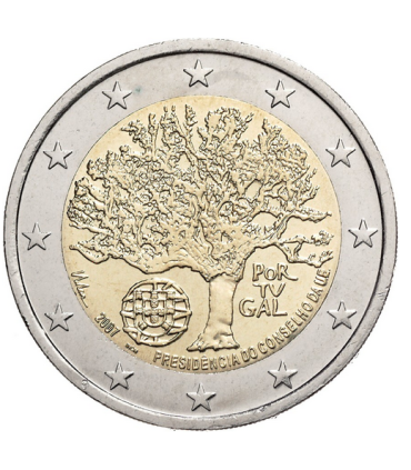 2 Euro Portugal 2007 EU-Ratspräsidentschaft  6,95 €