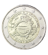 2 Euro Allemagne 2012 - "10 ans de l'euro"  5,95 €