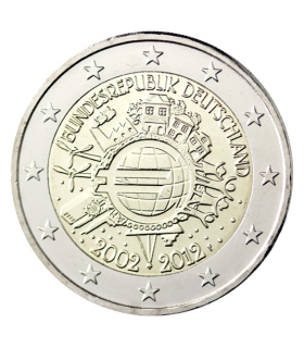 2 Euro Alemania 2012 - "10 años del euro" € 5,95