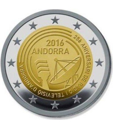 2 Euro Andorra 2016 Radio e Televisione  29,95 €