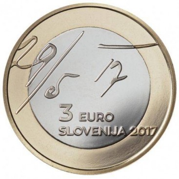 3 euro Slovénie 2017