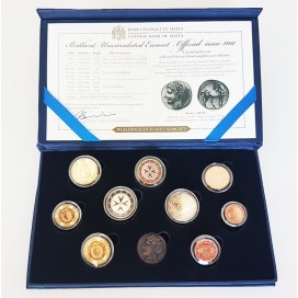 Malta 2011 official euro coin set