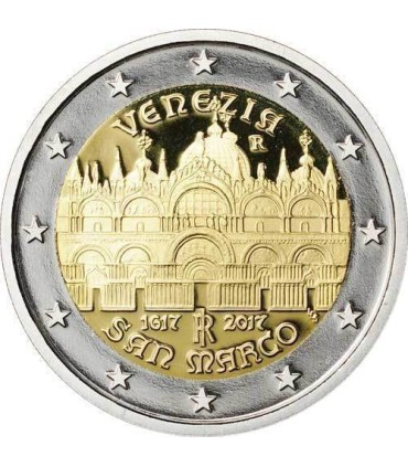 2 Euro Itália 2017 Basílica de São Marcos Veneza €4,89