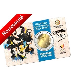 2 Euro Belgio 2016 coincard  18,45 €