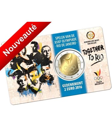 tarjeta de 2 euros Bélgica 2016 €18.45