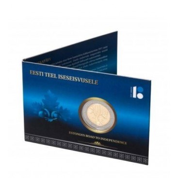 Coincard 2 Euro Estonie 2017 Indépendance