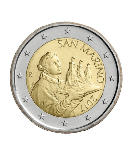 2 San Marino Euro 2017 Nueva efigie €5.95