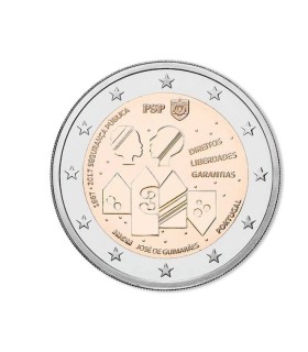 2 Euro Portugal 2017 150 jaar Politie Openbare Veiligheid € 4,89
