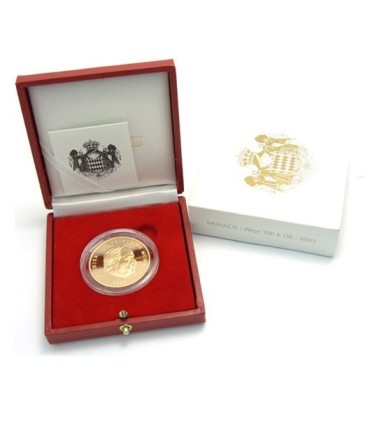 100 Euro oro monaco 2003 € 2.00