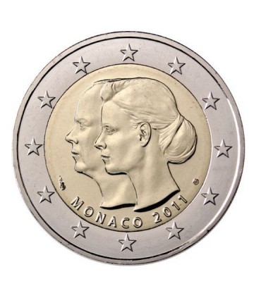 2 Euro MONACO 2011 MARIAGE UNC €79.90