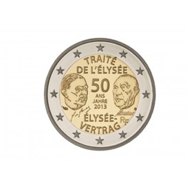 2 Euro France 2013 Traité de Elysée - 1