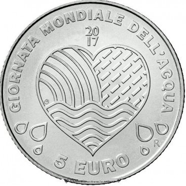 5 Euro Saint Marin 2017 Acqua