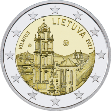 2 Euro Lituanie 2017 Vilnius
