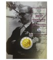 tarjeta de 2 euros Grecia 2017 Nikos Kazantzakis