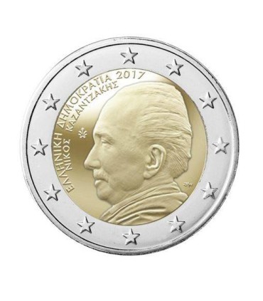 2 Euro Grecia 2017 Proof Nikos Kazantzakis € 44.95