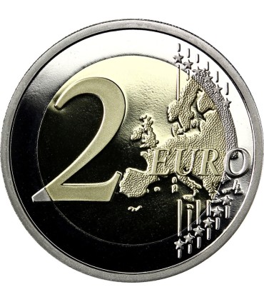 2 Euro Frankrijk BE 2015 - Vlag €19.95