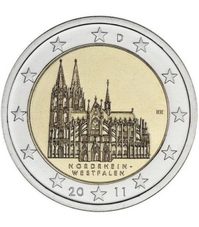 2 Euro DUITSLAND 2011 Noordwestfalen € 5,50