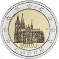 2 Euro ALLEMAGNE 2011 Nord Westphalie