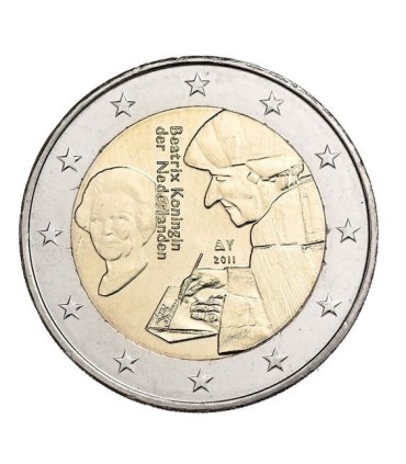 2 Euro Países Baixos 2011 Erasmus 14,49