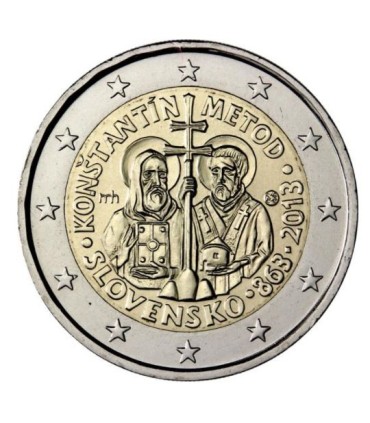 2 Euro Eslováquia 2013 Missão bizantina 5,49