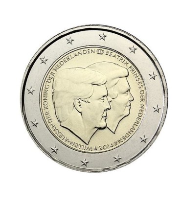 2 euros conmemorativos PAÍSES BAJOS 2014 5,29 euros