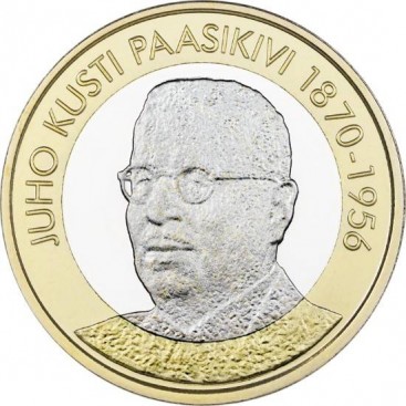 5 Euro Finlande 2017 Juho Kusti Paasikivi