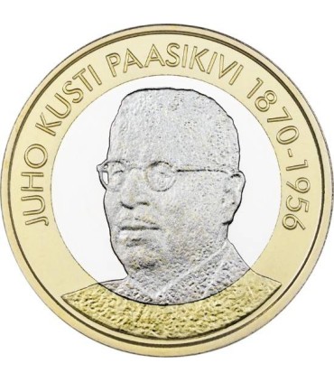 5 Euro Finland 2017 Juho Kusti Paasikivi  9,49 €
