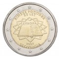 2 Euro slovénie 2007 traité de Rome
